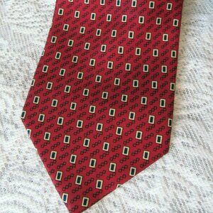 Gucci Men Tie, Red, Silk, made in Italy